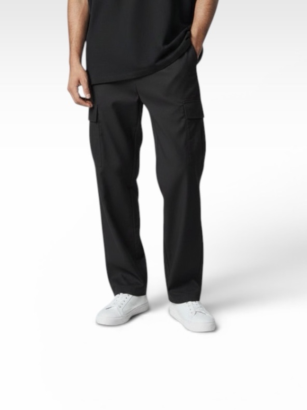 Cintas•Men's Black Cargo Oeko Tex Workwear Pants